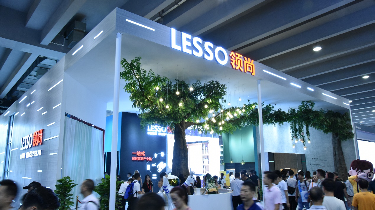 LESSO領尚硬核登場廣州建博會,夢想空間升級坐大館,吸粉無數