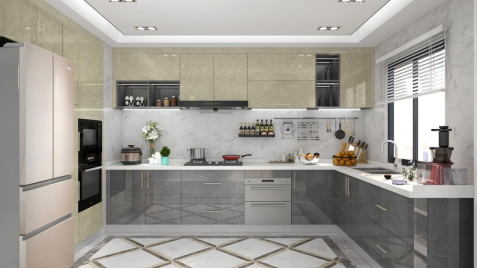 在廚房整體櫥柜中,如何合理利用整體櫥柜優(yōu)化廚房空間?